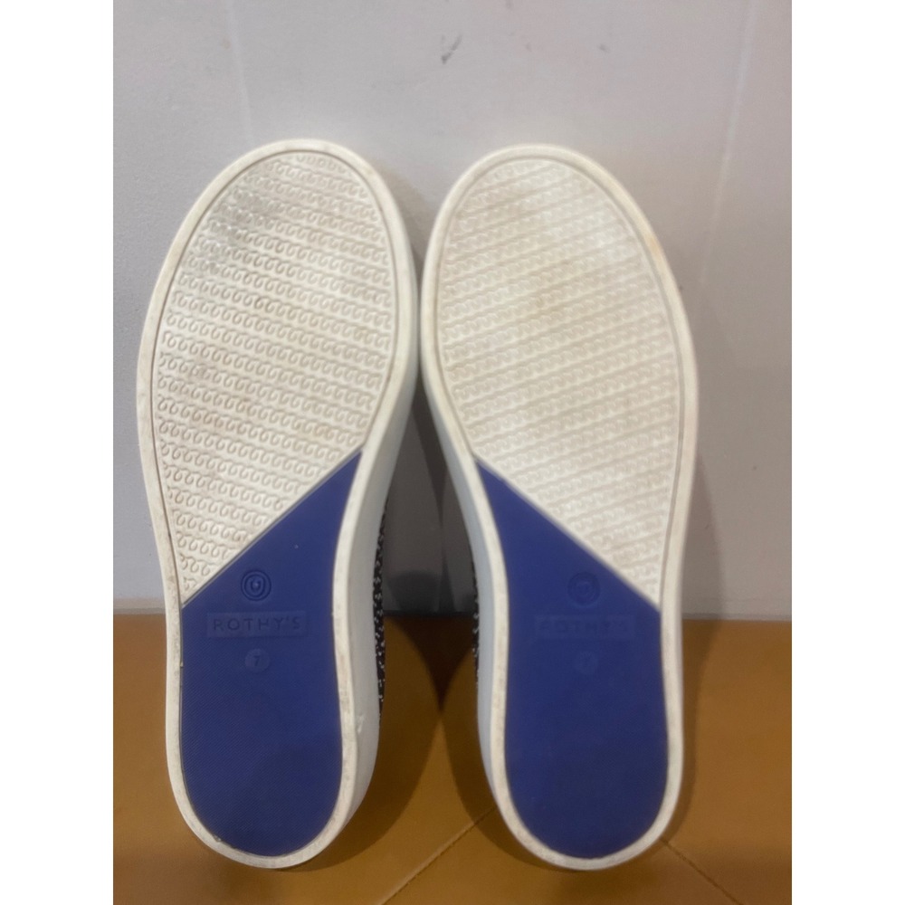 Rothy's Maritime Blue Slip On Sneakers Knit Casual Walking Shoes Women's 7 di - Picture 9 of 9